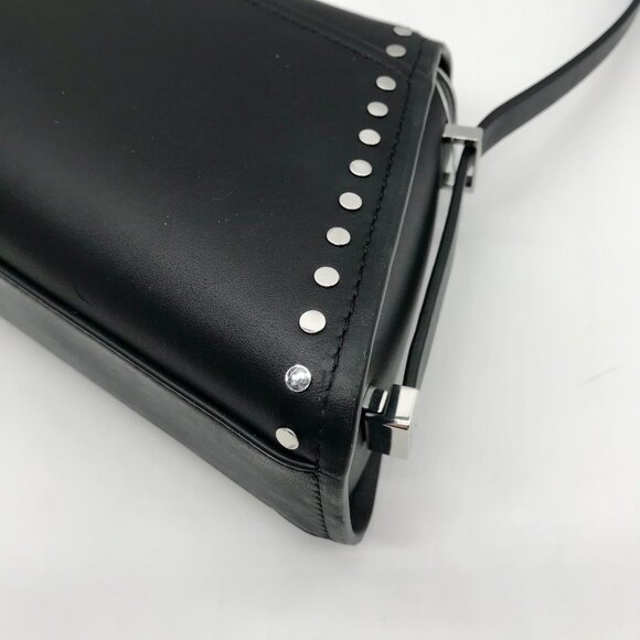 Michael Kors Black Leather Ludlow Convertible Shoulder Bag - Picture 8 of 11